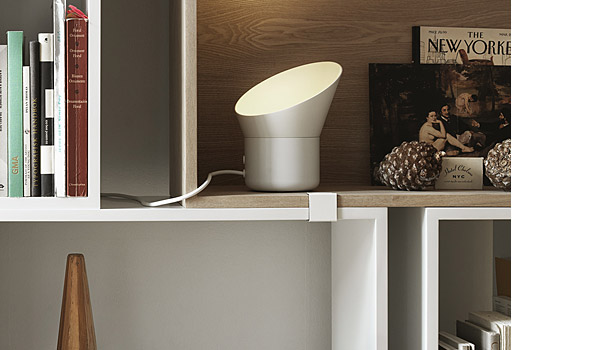 Up lamp, seen here in stacked module, by Mattias Ståhlbom / Muuto.