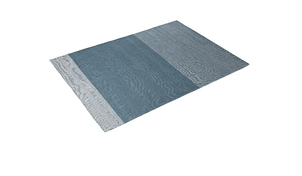 Varjo, rug (blue) by Tina Ratzer / Muuto.