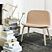 Link to Visu, lounge chair by Mika Tolvanen / Muuto. Shown with Wood lamp by Muuto